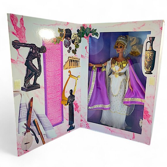 Vintage 1995 Mattel Grecian Goddess Barbie The Great Eras Collection Doll #15005 - Picture 1 of 12